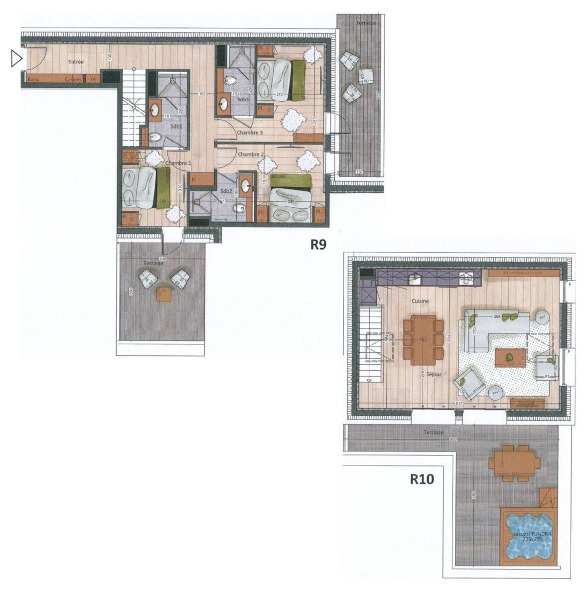 Falcon Lodge 3 Bedroom Penthouse 101 Floor Plan