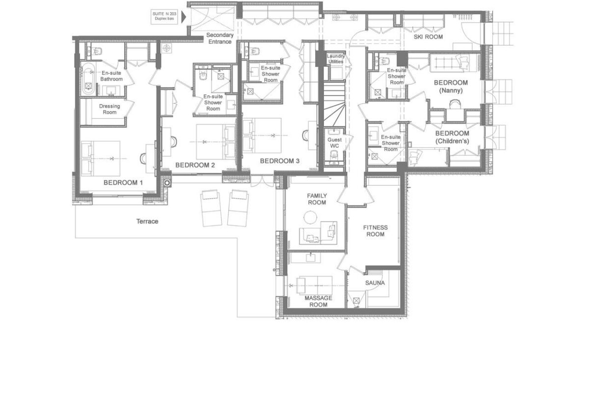 Antarès Residence Naos 203 Floor Plan 2