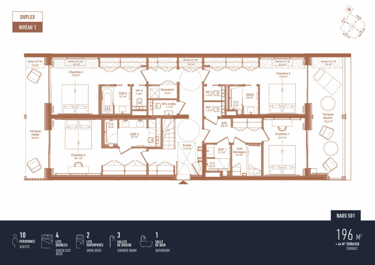 Antares Residence Naos 501 Floor Plan