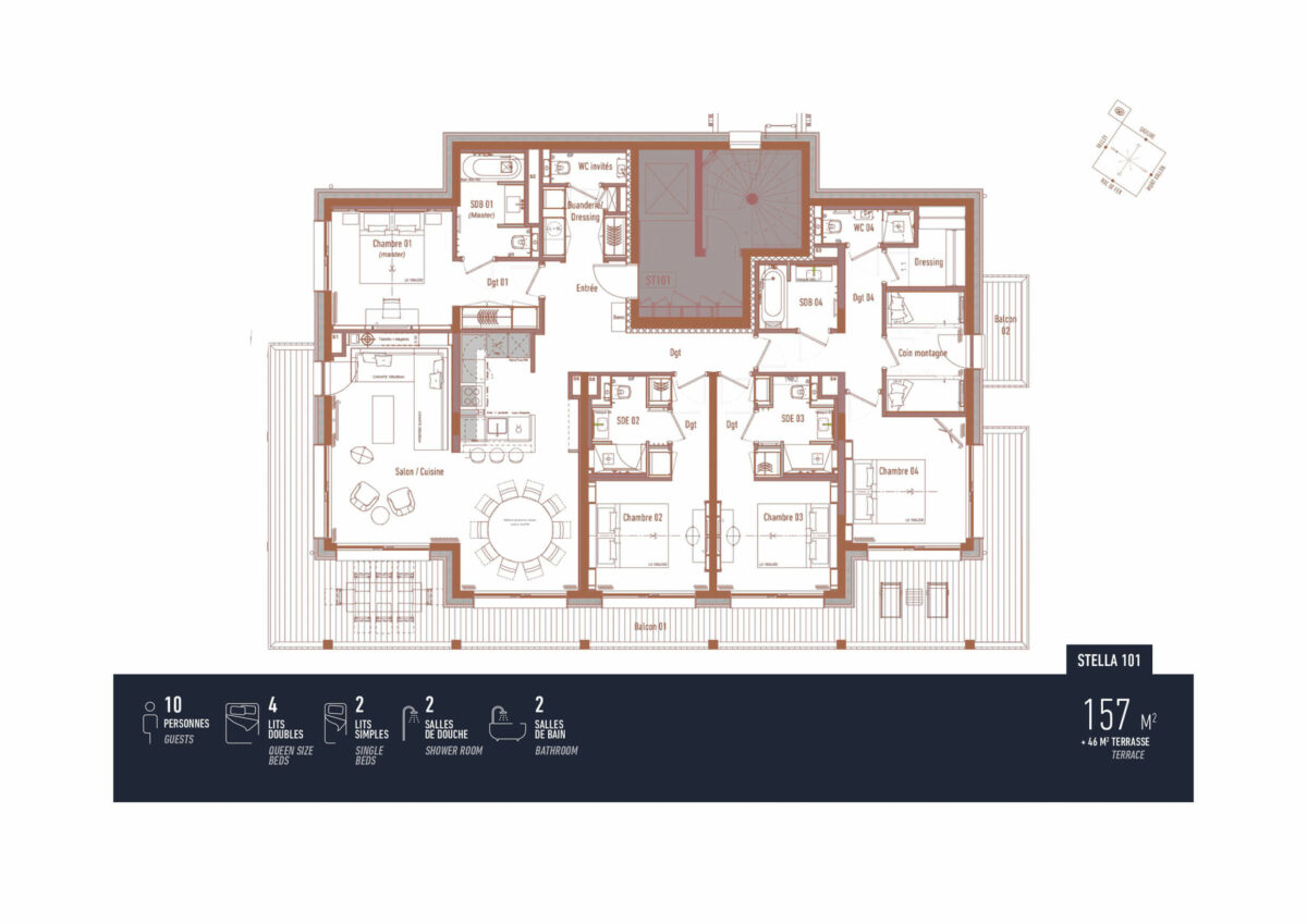 Antares Residence Stella 101 Floor Plan 2