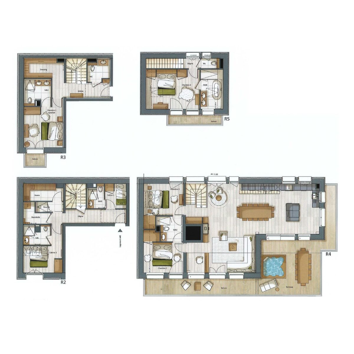 Falcon Lodge Penthouse A40 Floor Plan