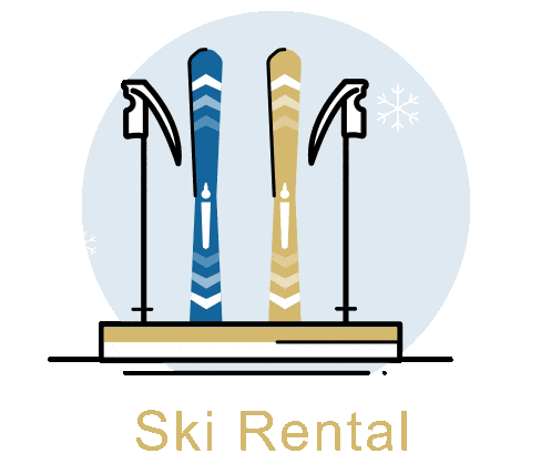Ski Rental Icon